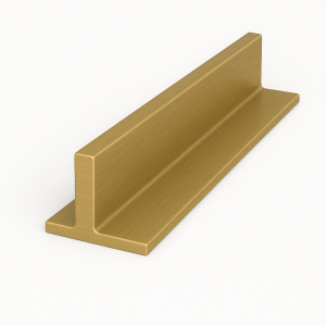 Латунный профиль Т-образный 10 мм ЛС59-1 в наличии в Брянске