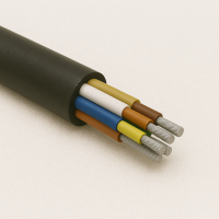 Провод контрольный ПВС 2х0,5 черный