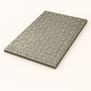 Лист стальной рифленый 3х1250х2500 мм чечевица Ст3сп в наличии в Брянске