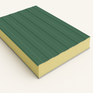 Стеновая сэндвич-панель с минеральной ватой 120 мм RAL 5005 в наличии в Брянске