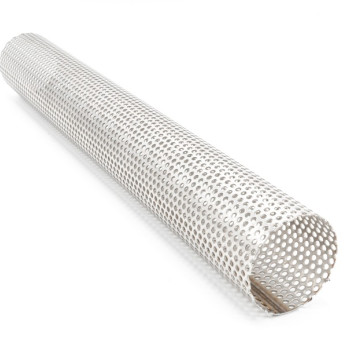 Труба перфорированная нержавеющая 25х1,5 мм шаг 130 AISI 201 в наличии в Брянске