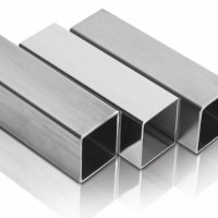 Труба профильная нержавеющая квадратная 100х100х1,5 мм AISI 201