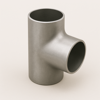 Тройник нержавеющий равнопроходной 26,9х3,2 мм 12Х18Н10Т в наличии в Брянске