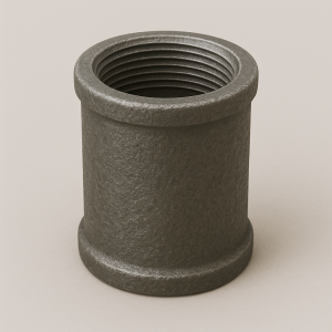 Чугунная муфта переходная ДУ 40х25 (1 1/2 х 1 дюйм) ГОСТ 8957-75 оцинкованная в наличии в Брянске